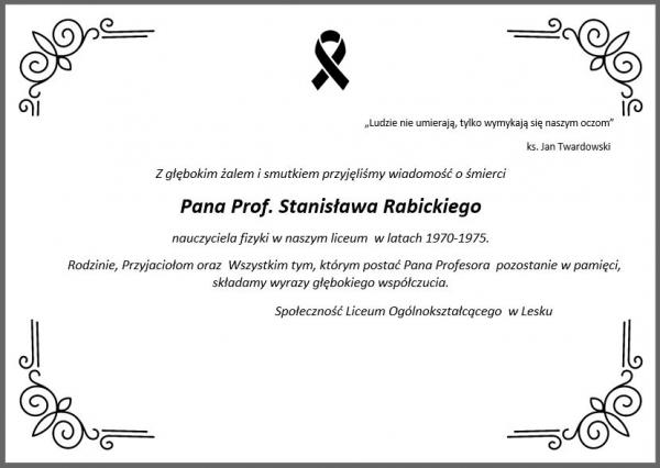 Klepsydra 3 Prof Rabicki